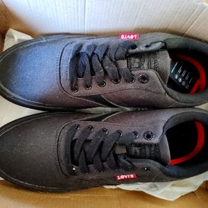 Levi's black mono lo canvas